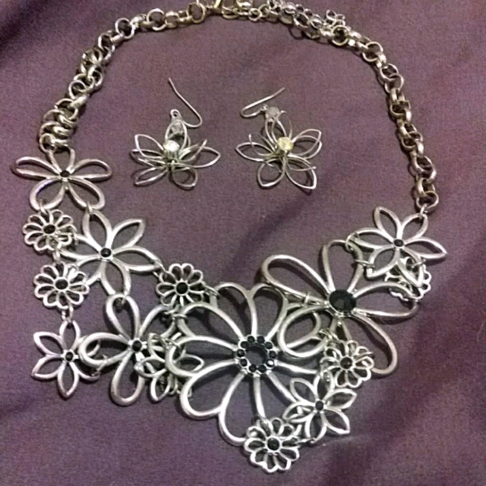 Necklace earrings
